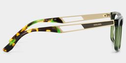 Morgan Green Rectangle Glasses4