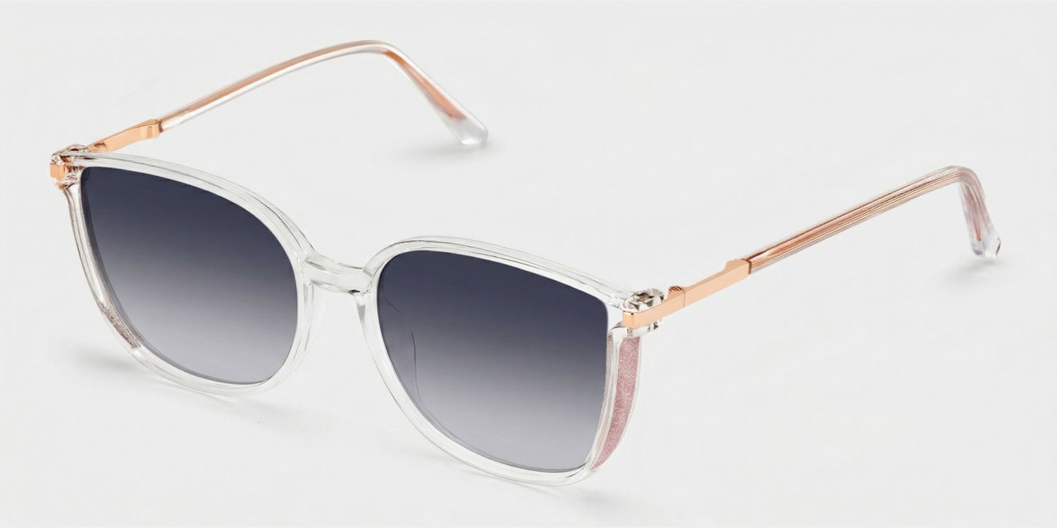 Rodz Square Clear Sunglasses for Women & Men | ZEELOOL2