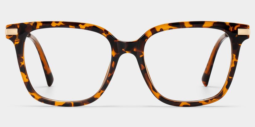 Jacqui Tortoise Rectangle Glasses