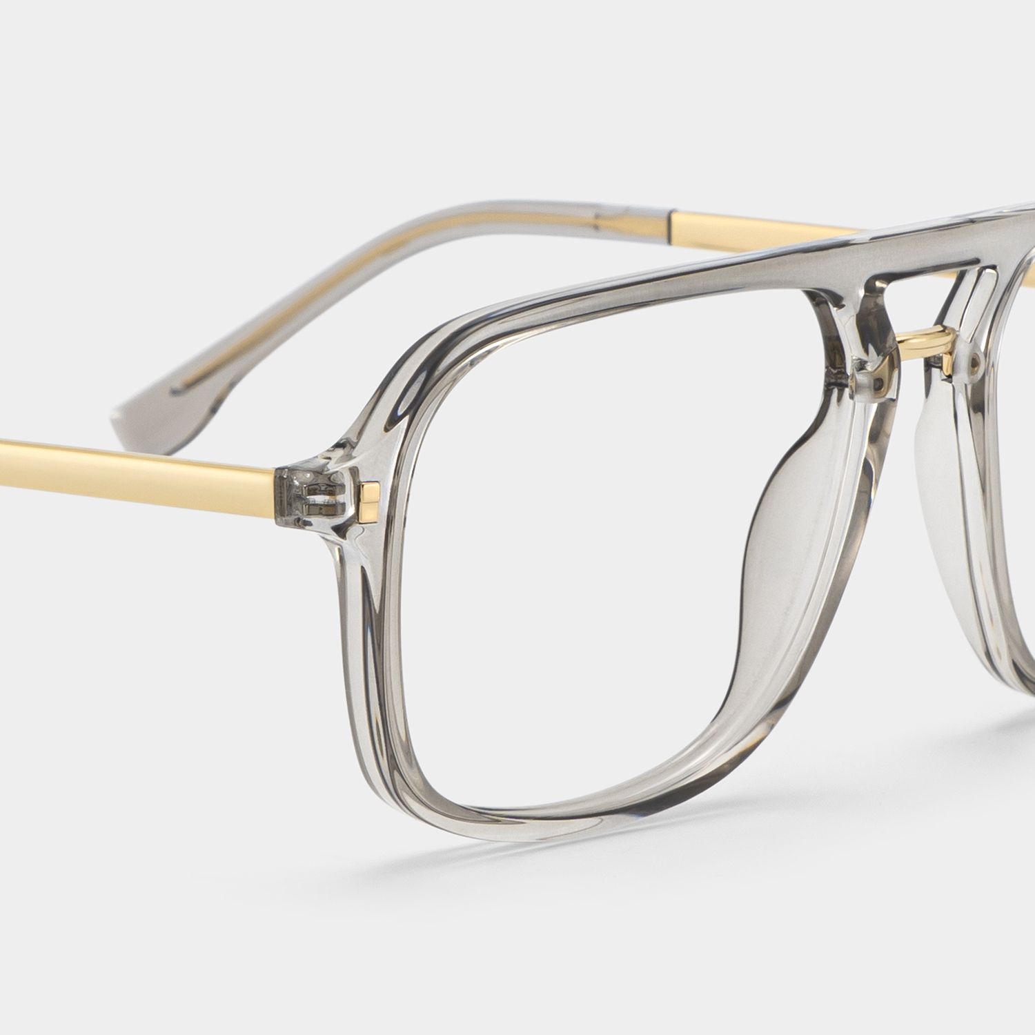 Aviator Kilworth Gray Glasses deals -Zeelool Glasses5