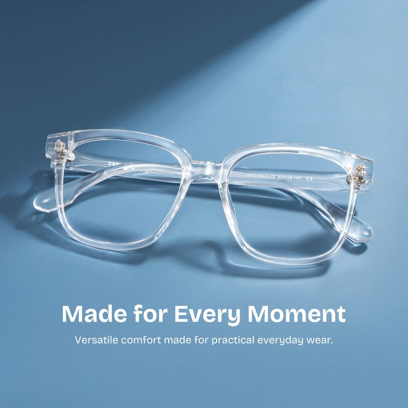 Oglesby Clear Square Glasses