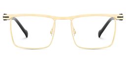 Violet Gold Browline Glasses1