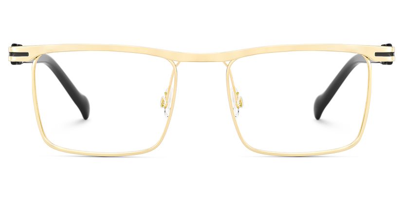 Violet Gold Browline Glasses