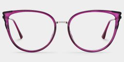 Estrada Purple Cat eye Glasses0