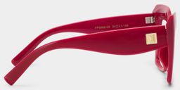 Alberta Red Square Glasses3