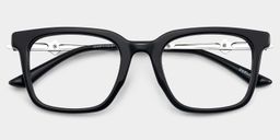 Reese Black Square Glasses3