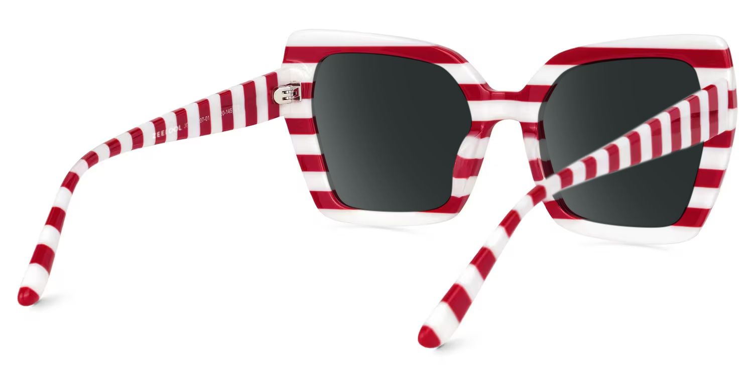 Pavia Butterfly Style Red Frame Sunglasses | ZEELOOL3