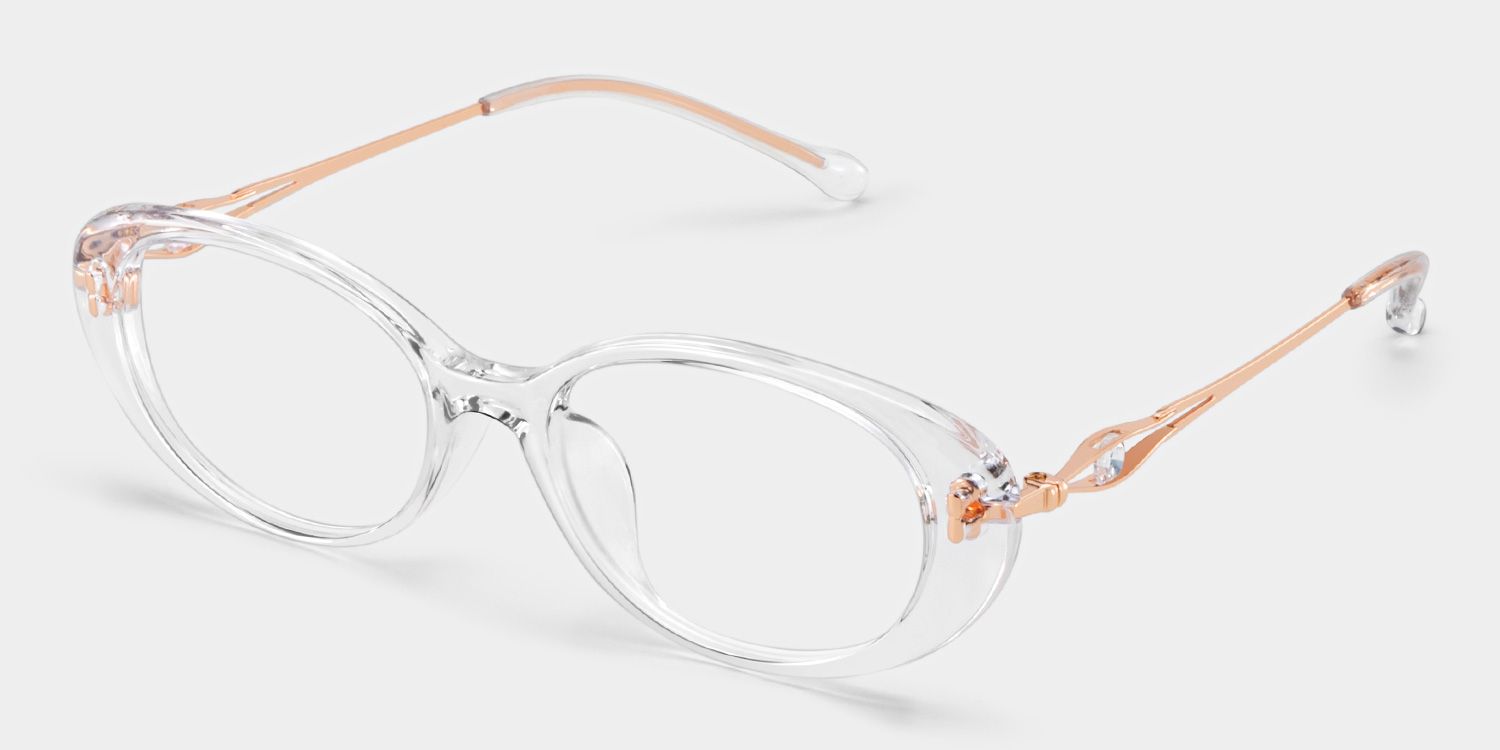 Blaire Clear Frame Glasses with Oval Frame Online | ZEELOOL3