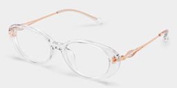 Blaire Clear Oval Glasses3