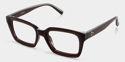 Marley Dark Brown Rectangle Glasses3