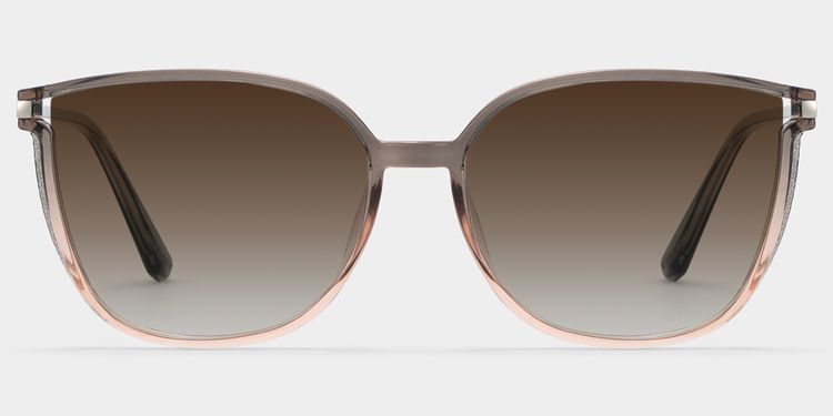 Rodz Gray-Pink Square Sunglasses