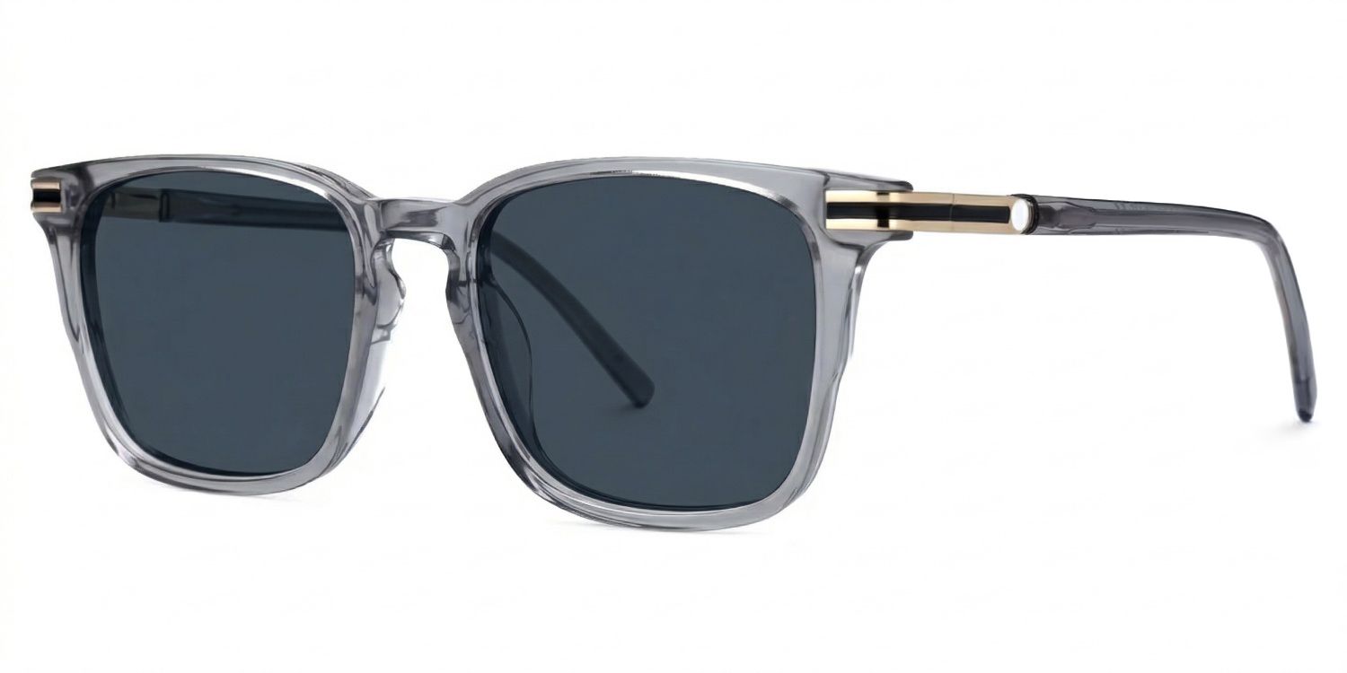 Kornelia Square Gray Frame Sunglasses Online Sale | ZEELOOL1