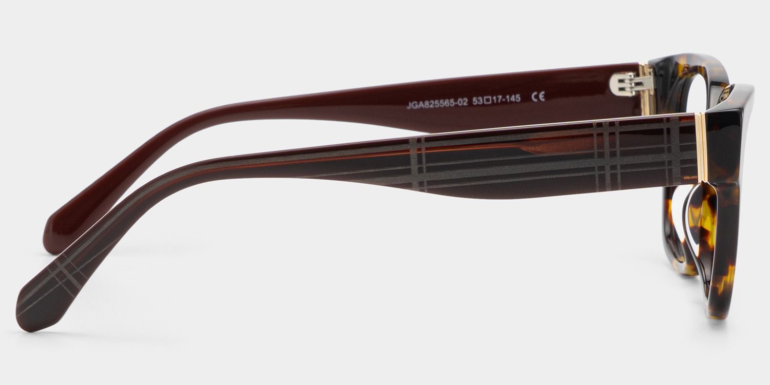 Blake Tortoise Square Glasses | Retro Campus Athleisure5
