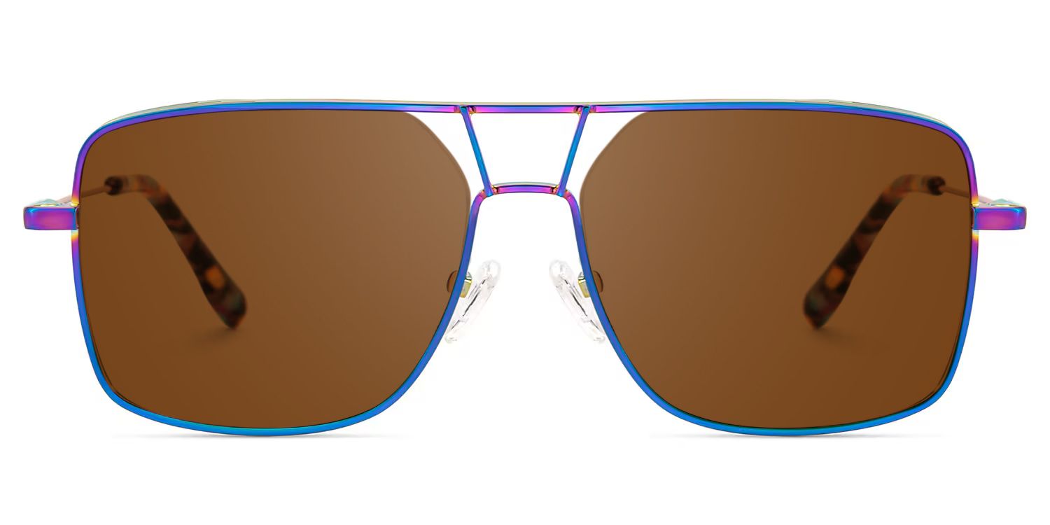 Bowdry Aviator Iridescent Sunglasses for Women & Men | ZEELOOL0