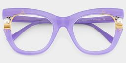 Pearl Purple Cat eye Glasses3