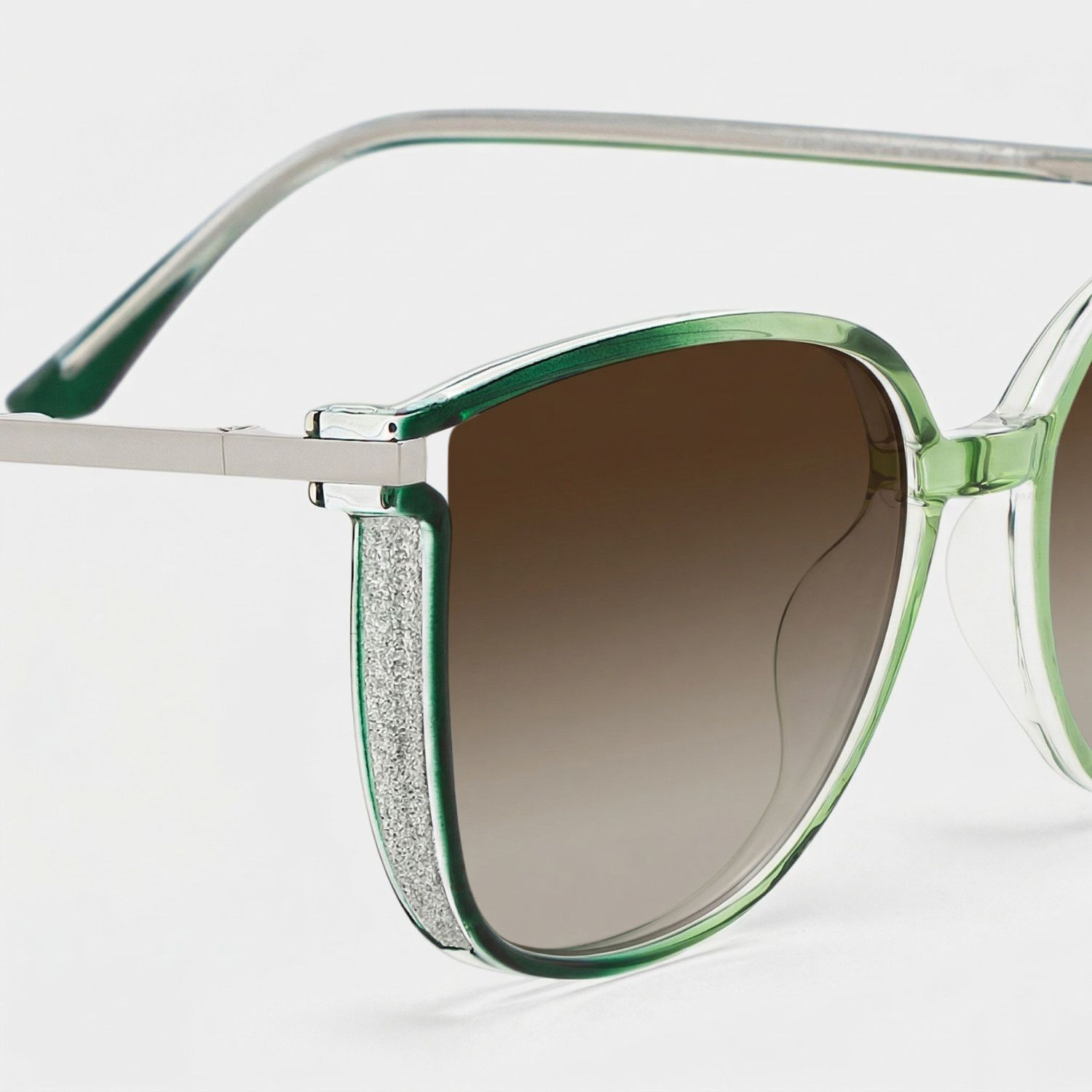 Rodz Tr90 Green Square Frame Sunglasses | ZEELOOL4