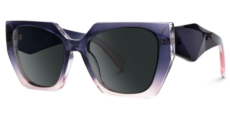 Sileidy Purple-Pink Rectangle Sunglasses