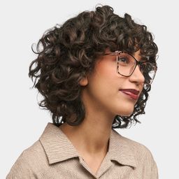Tricee Tortoise Square Glasses0
