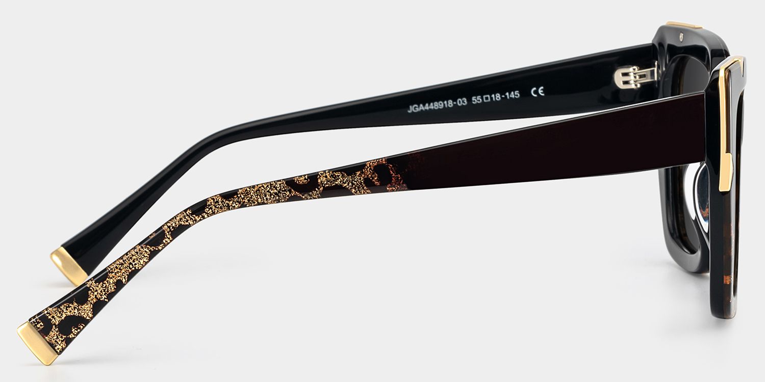 Dax Two-Tone Square Polarized Sunglasses for Driving | ZEELOOL3
