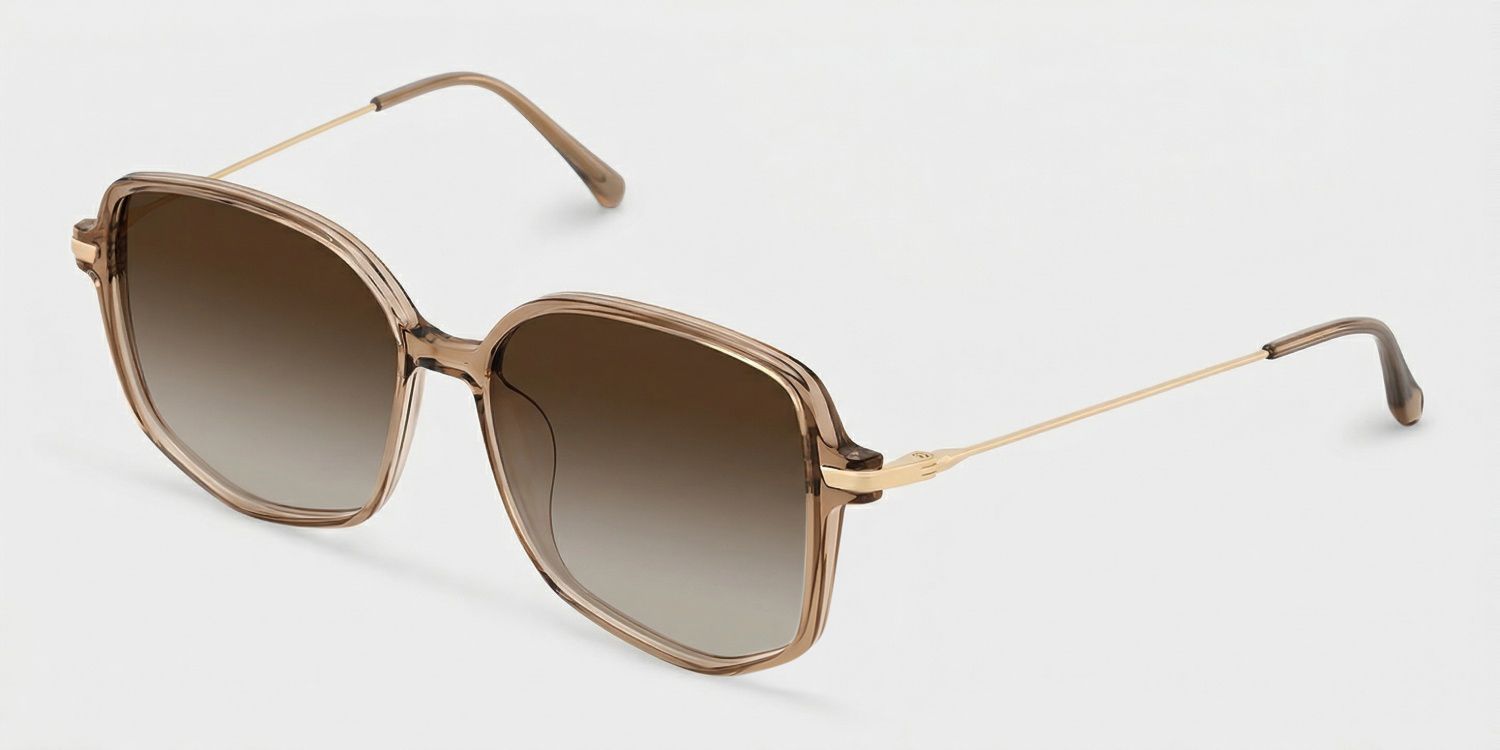 Payton Tr90 Beige Frame Sunglasses | ZEELOOL2