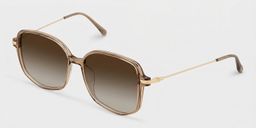 Payton Beige Geometric Sunglasses2