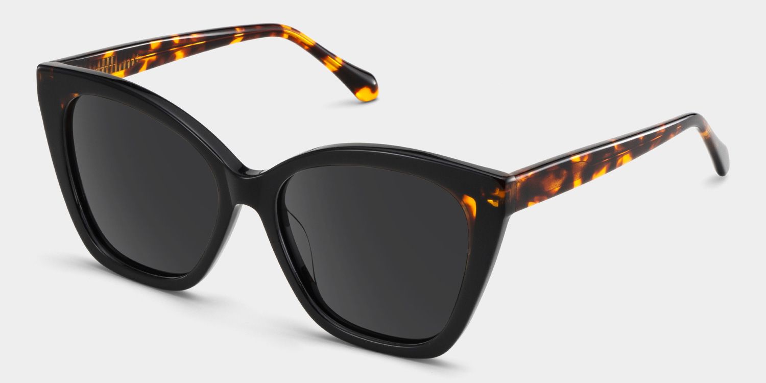 Kira Black Butterfly Sunglasses to Frame Your Face | ZEELOOL2