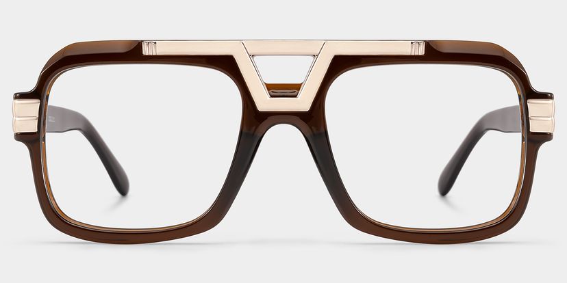 Croswell Brown Aviator Glasses