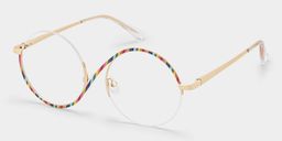 Flozif Rainbow Round Glasses2