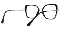 Keller Black Geometric Glasses4