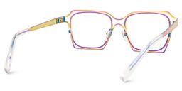 Foday Iridescent Geometric Glasses5