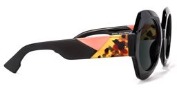 Geoffrey Black Geometric Sunglasses3