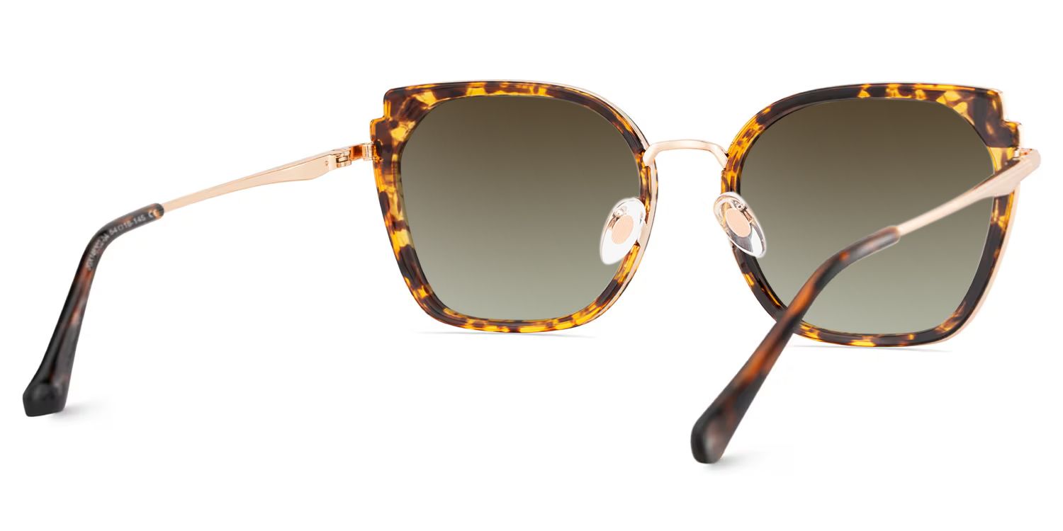 Murcia Square Tortoise Prescription Sunglasses | ZEELOOL4