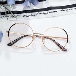 Rindy Black Round Glasses4
