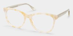 Julia Yellow Rectangle Glasses3