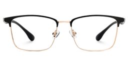 Eaddy Gold Rectangle Glasses0