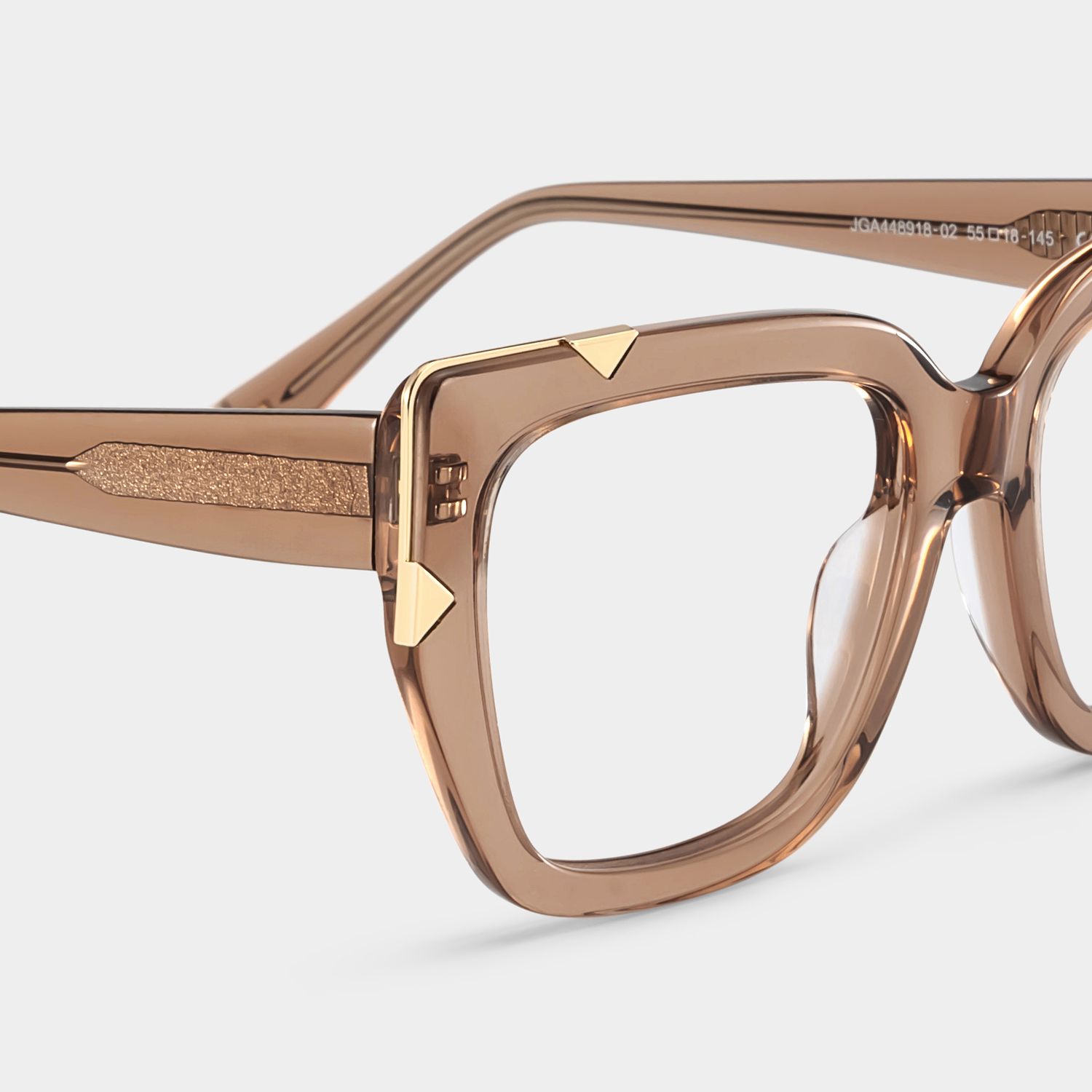Dax Square Beige Frame Eyeglasses for Women| ZEELOOL5