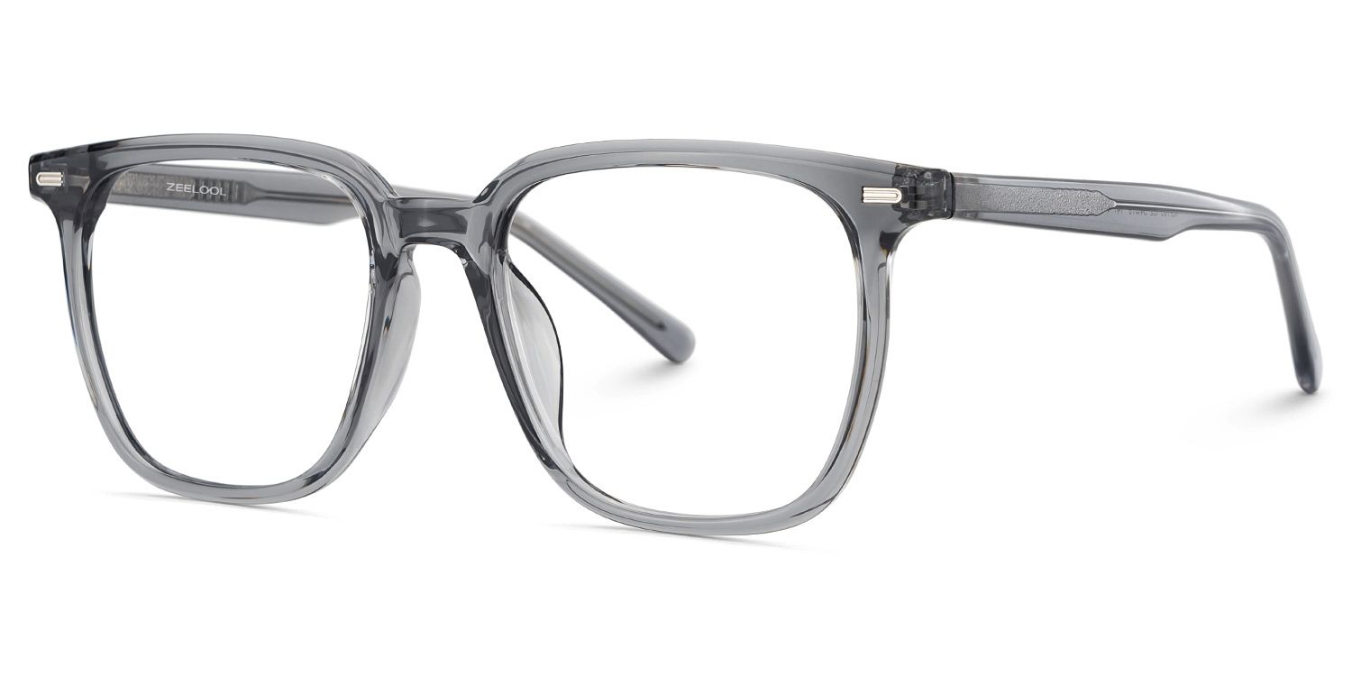 Square Grey Eyeglasses Eliza TR-90 Frame Glasses3