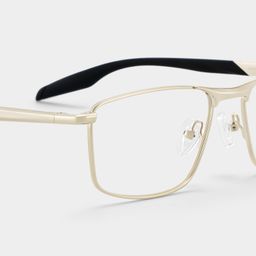 Scout Gold Rectangle Glasses6