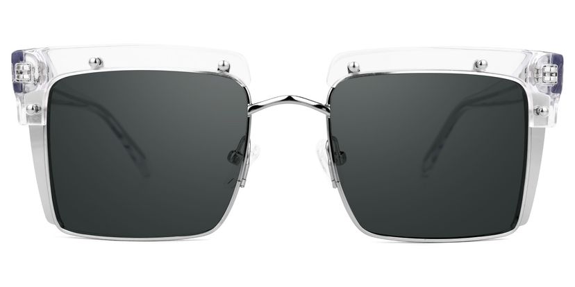 Kiana Clear Square Sunglasses