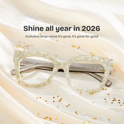 Renata Silver Square Glasses0