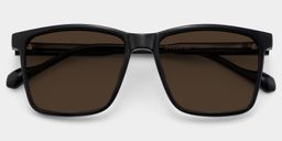 Burgos Black Square Sunglasses1