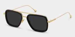 Gifford Black-Gold Aviator Sunglasses2