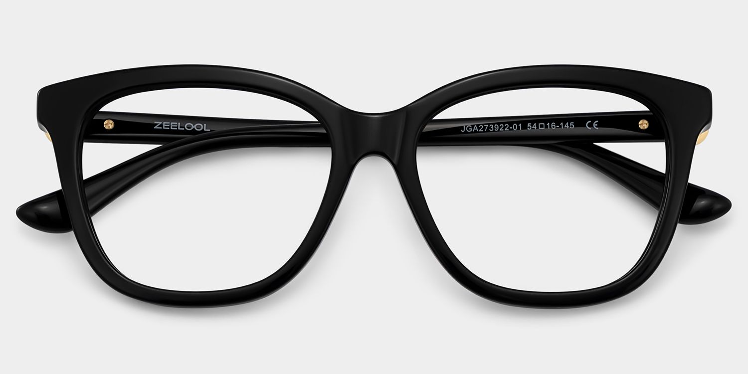 Buy Black Square Isabella Frame Glasses Online | ZEELOOL3