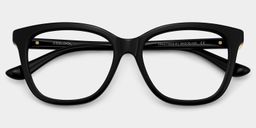 Isabella Black Square Glasses3