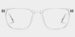 Martinez Clear Square Glasses1