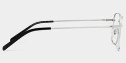 Leah Silver Rectangle Glasses4