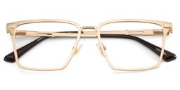 Finn Gold Rectangle Glasses2