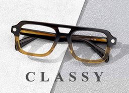 Ismail Two-Tone Aviator Glasses4
