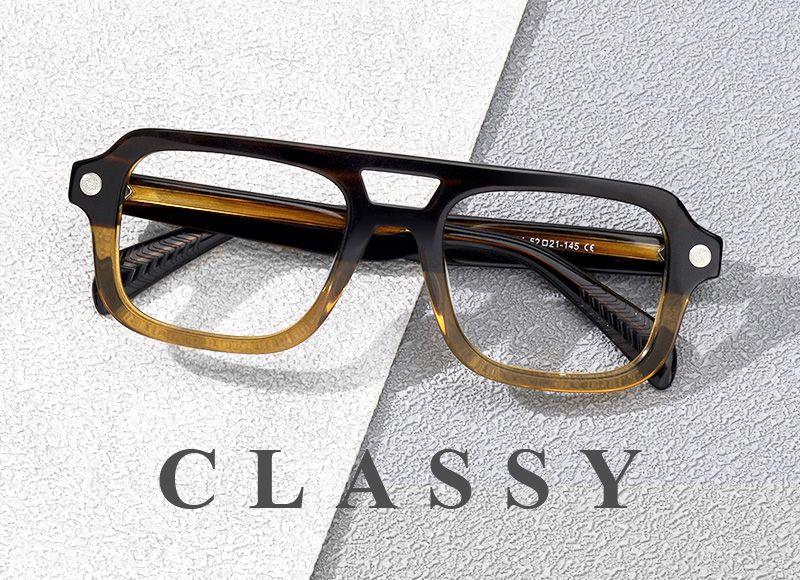 Ismail Two-Tone Aviator Glasses