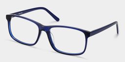 Connie Blue Rectangle Glasses3